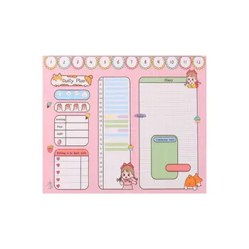 

Kawaii Cartoon Monthly Weekly Daily Planner Notebook Agenda Notepad Stationery K1AB
