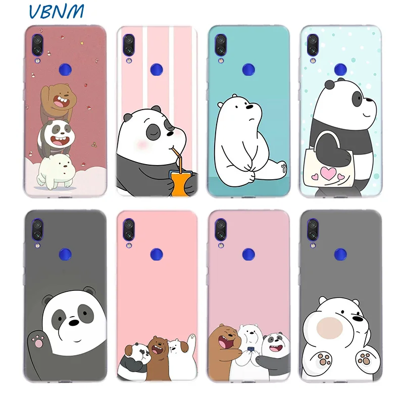 

Cute We Bare Bears Panda Silicone Case For Xiaomi Redmi Note 7 6 Pro 5 4 4X K20 7A S2 A1 A2 5A 6A Y3 Xiomi A3 9T 9 SE F1 S2 Hull