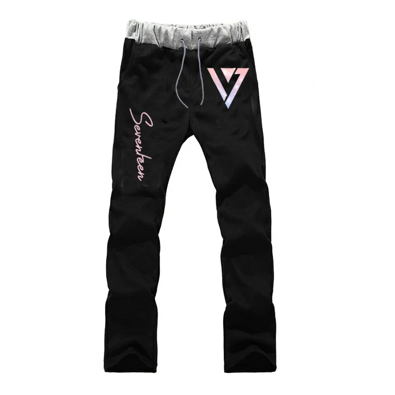 Новые прямые брюки Seventeen мужские спортивные брюки для похудения бегуна спортивные штаны осень зима модные повседневные штаны