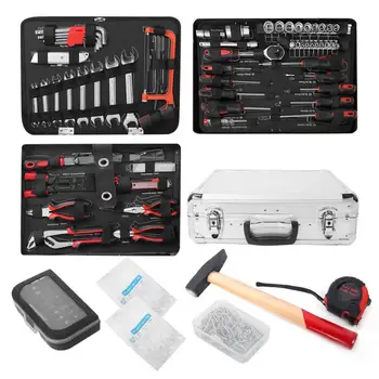 

500pcs Professional Auto Repair Tool Box Case Household Hand Tool Kit