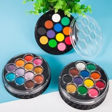 

Design 36 Color Solid Watercolor Gouache Pigment Powder Art Solid Watercolor Set Art Supplies for Artist Painting Supplies
