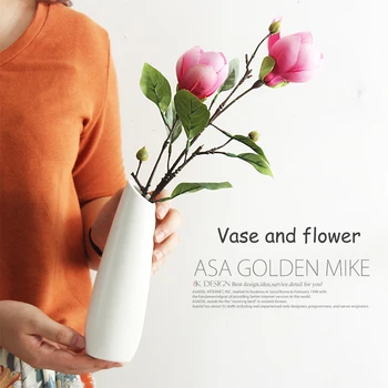 

Simple and stylish ceramic Vase wedding Decorative vase suit High-grade Fashionable Household Decoration Living Room Decor J