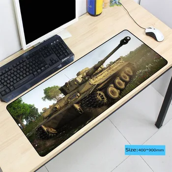 

World of Tanks Gaming Mouse Pad Computer Notebook Rubber Mice Mat Stitched Edge Speed Up Mousepad 900*400*4MM Thicken