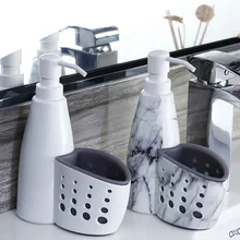 Бытовая пластиковая ручная бутылка для антисептика бутылка геля для душа для хранения ванной комнаты два в одном принадлежности для ванной WF85141155