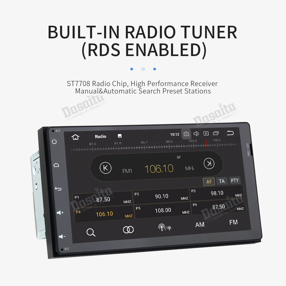 Best 2 din Android 9.0 car radio for Toyota Corolla Auris Fortuner 2017 with 9" display Octa Core 4G + 32G ROM GPS navigator 10