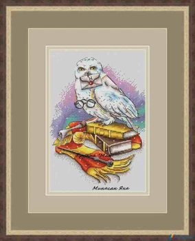 

GG Rabbit and fox with love cross stitch kit Animal cotton thread Love lock canvas stitching embroidery Owl