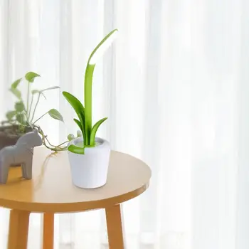 

DC 5V/1A LED Creative Night Light Eye Protection Table Lamp USB Rechargeable Desk Illumination For Reading Q0KF