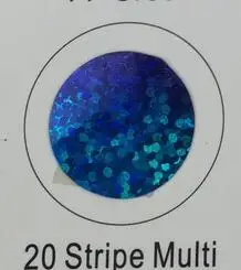 stripe multi 1 лист 50 см x 100 см Голограмма лазерная теплопередача Винил для теплового пресса машина режущий плоттер - Цвет: stripe multi