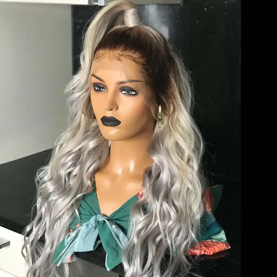 blonde human hair full lace wigs