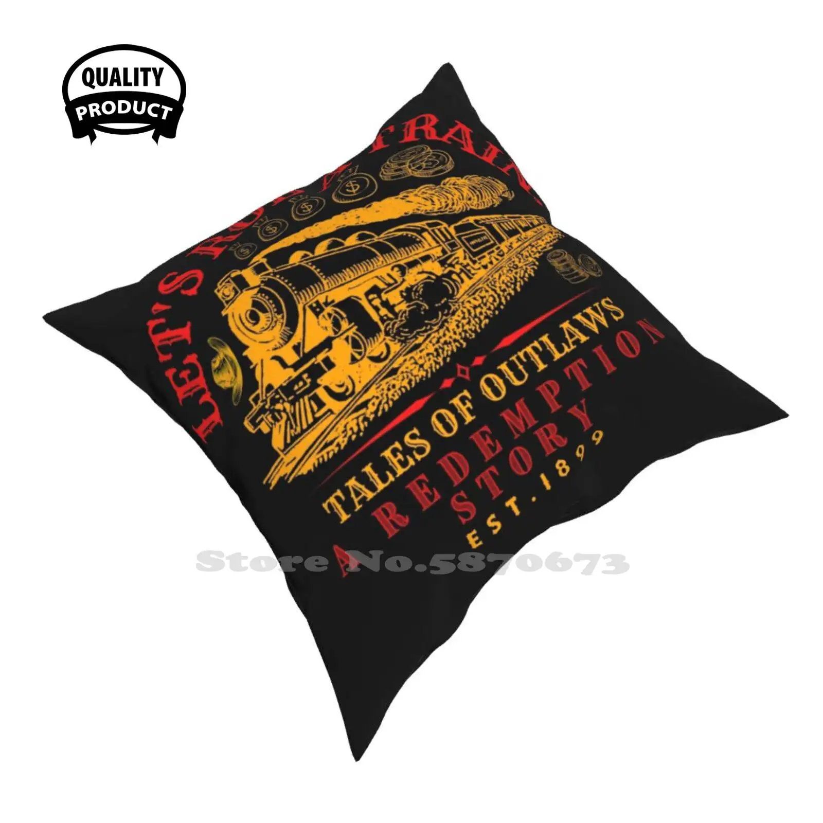 Let'S Rob A Train Morbida E Confortevole Federa Rdr2 Red Dead Redemption 2 Red Dead Redemption Arthur Morgan Red Dead