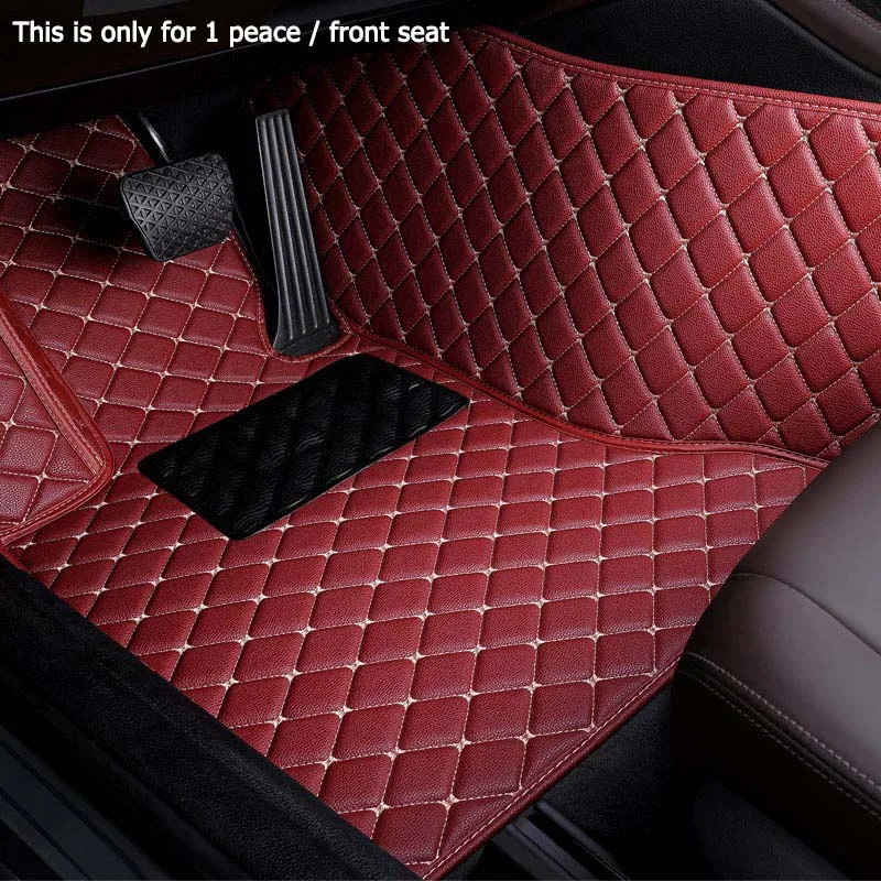 only 1 peace front Пользовательские автомобильные коврики для Volkswagen все модели vw Passat Polo golf TIGUAN JETTA Touran Touareg EOS автостайлинг авто коврики - Название цвета: only 1 peace front