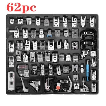 

62pc Presser Foot Sets Household Sewing Machine Presser Foot Universal Sewing Accessories Sewing Tool For Brother Singer