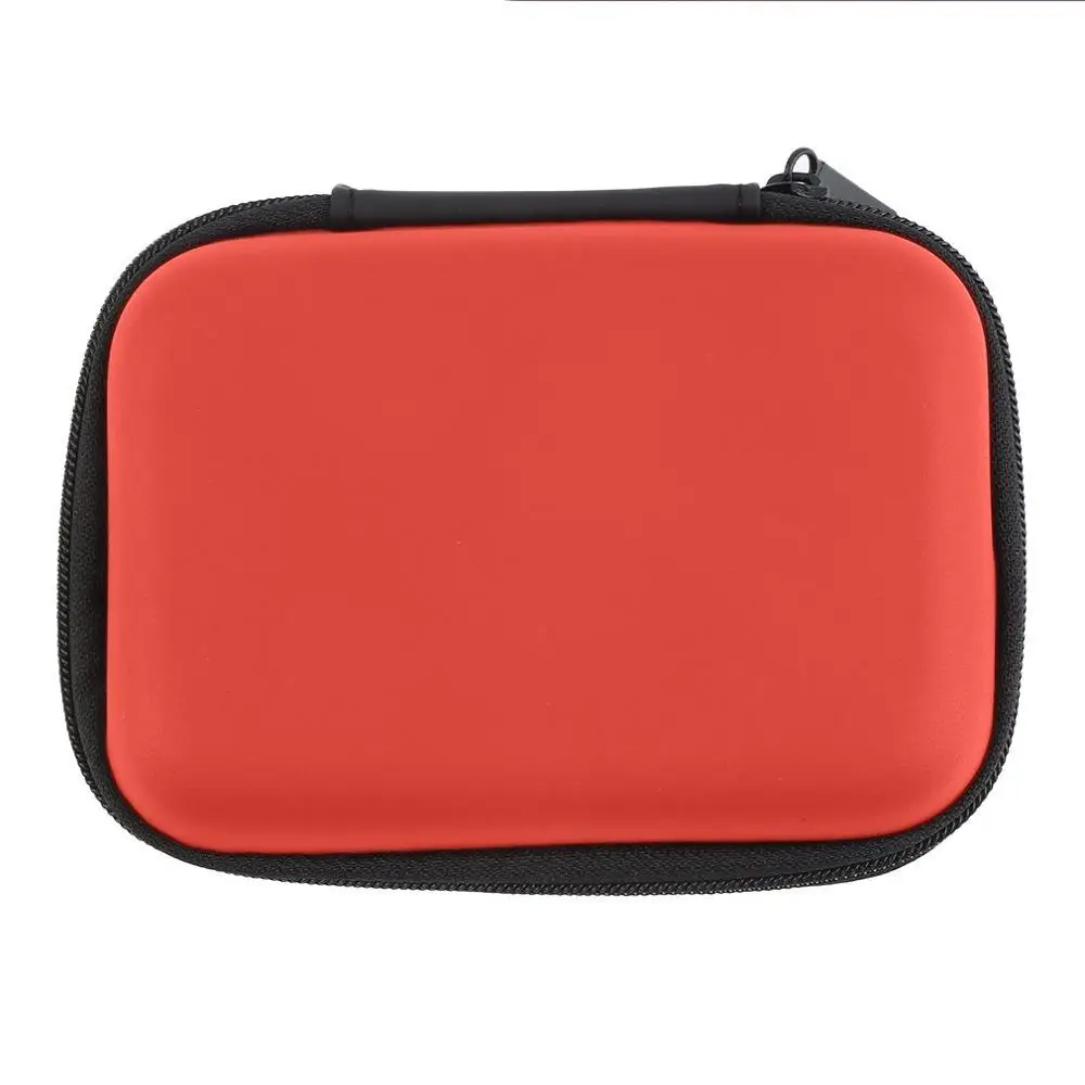 Жесткий чехол для хранения, чехол для хранения наушников, жесткий наушник, сумка для наушников - Цвет: Красный