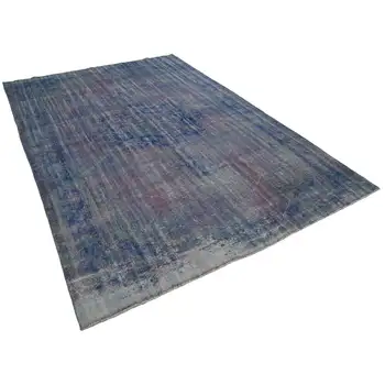 

215x315 Cm Blue Handmade Overdyed Rug-7x10 Ft