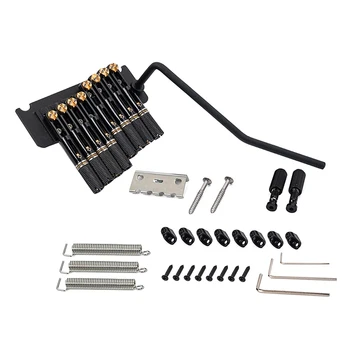 

Guitar Bridge Metal Prime 8 String Headless Guitar Bridge Strain Plate Bridge Tremolo Bridge for Musical Instrument Guitar Bass