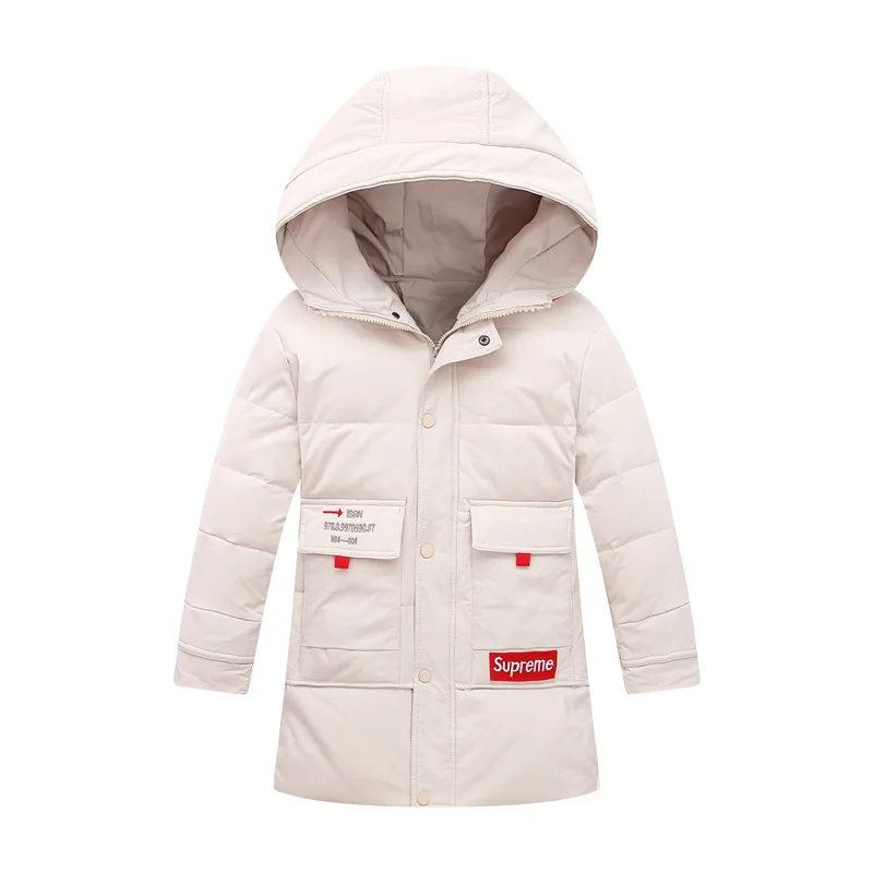 

Winter Down Jacket Boy 2 Children Winter Duck Down Jacket for Girl Clothing Boy Coat Parka Kids Clothes -30 Degrees
