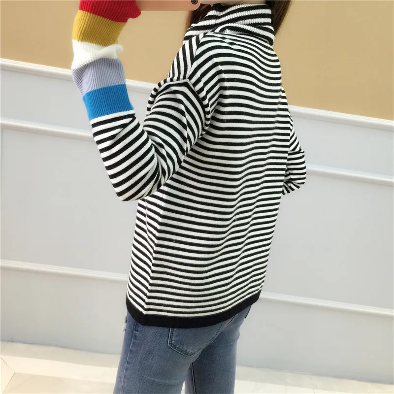8961 new striped rainbow sleeve, 42-1, 7 rows, 2 shelves