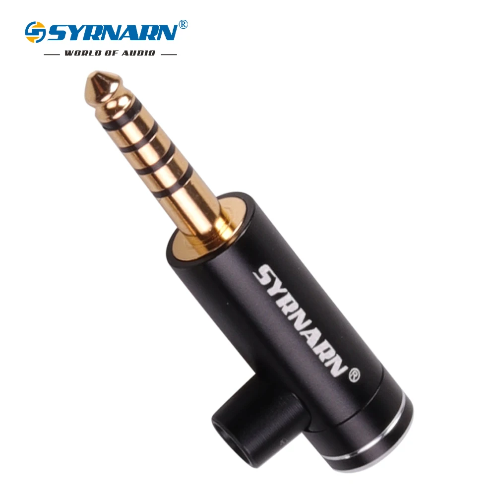 1PCS 4 4mm 5 Poles Audio Jack Earphone Male Plug Pin Adapter For ZX300A Player HiFi Headphone Solder Wire Connector i D 4 5mm