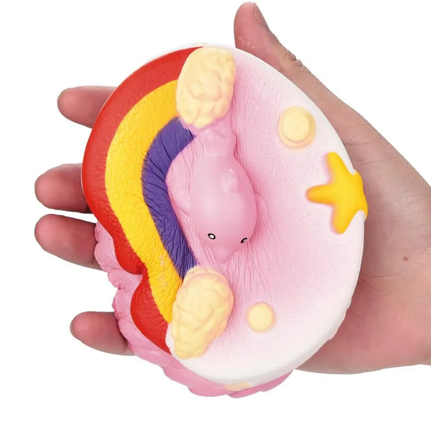 Игрушки для отдыха squishi squishies мягкие 11 см морской торт крем сжимаются игрушки мягкие медленно поднимающиеся декомпрессии сжимаются игрушки D30830