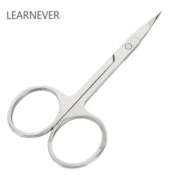 

Stainless Steel Curved Pedicure Scissors Nail Cuticle Scissors Dead Tool Makeup Skin Remover Nail Nipper Beauty Eyebrow P3W1