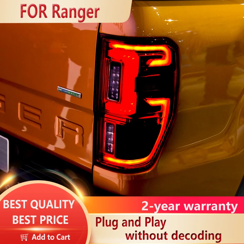 

Задние фонари для Ford Ranger Everest 2012-2018, Ranger T8 T6, задний фонарь, задний фонарь, задний тормоз, задние автомобильные аксессуары