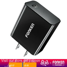 FONKEN usb type C 30 Вт PD зарядное устройство type-C быстрое зарядное устройство USB C Быстрая зарядка для мобильных Планшетные ноутбуки адаптер питания