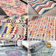 Скандинавский марокканский Национальный Ветер кровать одеяло спальня гостиная Коврик Прямоугольный входной коврик