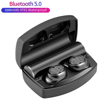 

LIGE TWS Wireless Headphones Noise Cancelling Bass Stereo Sports Earphones IPX5 Waterproof Touch Control Bluetooth Earphones