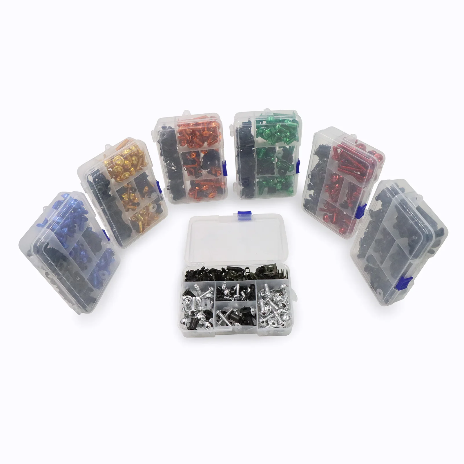 195PCS Full Fairing Bolt Kits Bodywork Screws For Aprilia GPR250R