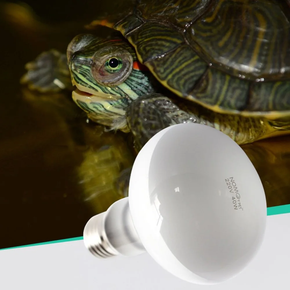 220V УФ-лампа для рептилий лампы черепаха гигантская УФ-лампы Лампа накаливания амфибии Террариум для ящерицы Температура контроллер 25/40 Вт