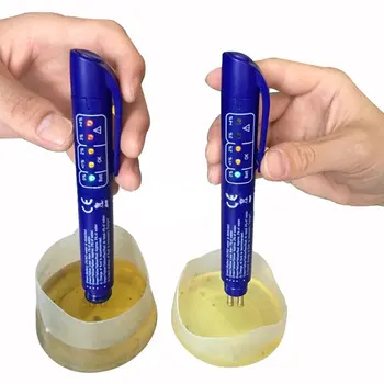 

Professional Brake Fluid Tester Car Brake Oil Test Pen Accurate Oil Check Pen Auto Maintenance Tool With LED Indicate Light