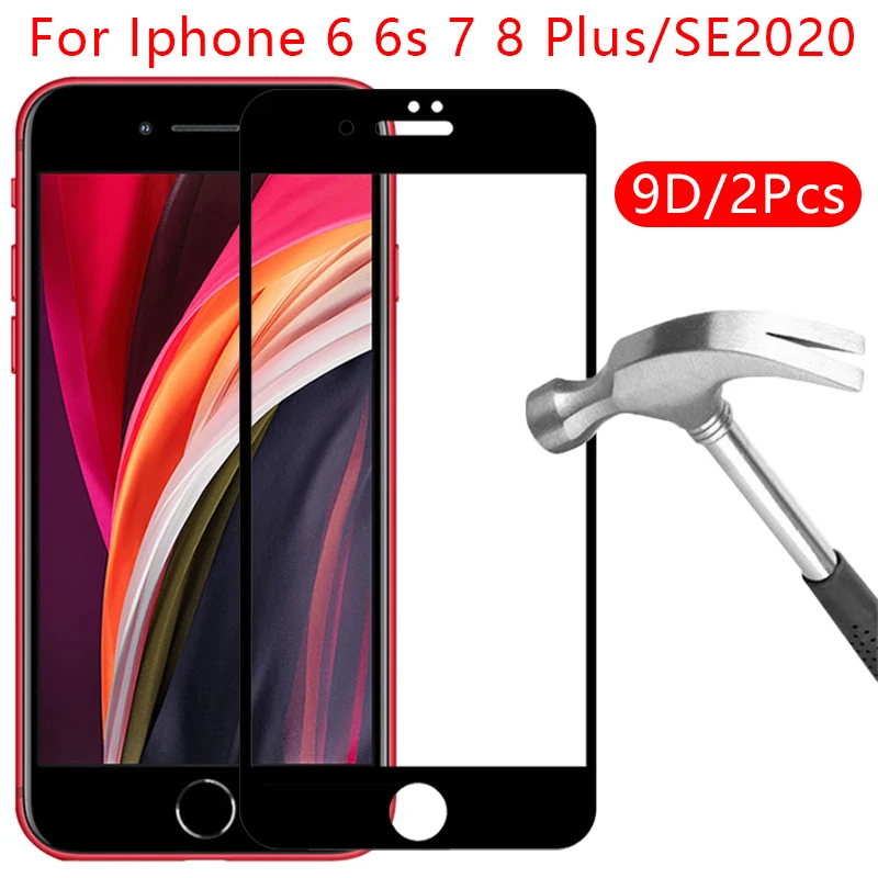 Защитный экран 9d чехол из закаленного стекла для iphone 6 s s6 7 8 plus 6plus 7plus защитный |