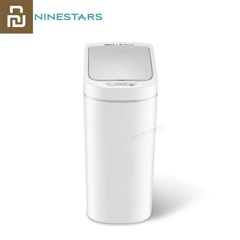 Мусорная смарт корзина Youpin NINESTARS мусорная с датчиком движения и светодиодный