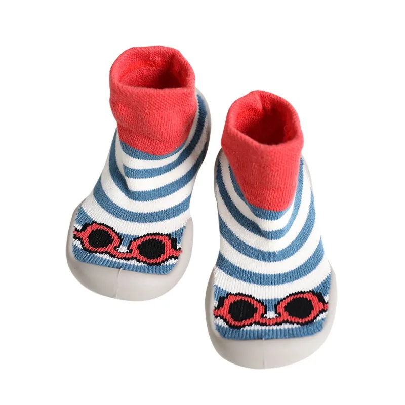 Детская обувь; коллекция года; сезон осень; домашняя обувь для малышей; смешной мультяшный принт для новорожденных; детские носки