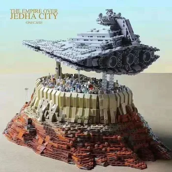 

2019 New Lepining Star Wars MOC 5000+Pcs Star cruise ship The Empire Over Jedha City Building block toy for Christmas gift
