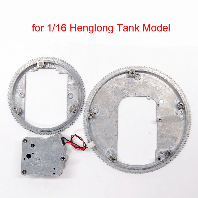 Металлические шестерни для туррента 360 градусов вращения коробки передач 10,2 см 13,7 см запасные части для 1/16 Heng длинная радиоуправляемая модель танка 99A/T90/T72