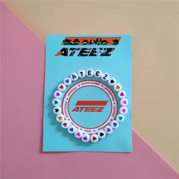 

Kpop ATEEZ bracelet ATINY for fans collection MINGI YUNHO Acrylic bracelet K-POP ATEEZ Album new arrivals