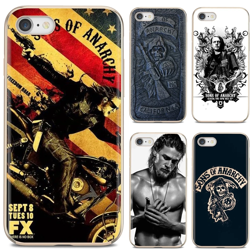 Силиконовый корпус для американского телевизора Sons of Anarchy iPod Touch iPhone 11 Pro 4 4S 5 5S SE 5C 6