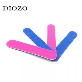 

DIOZO 100Pcs Disposable Nail Files Double-Side Nail File Set Portable Mini Manicure Files Gel Polish Remover