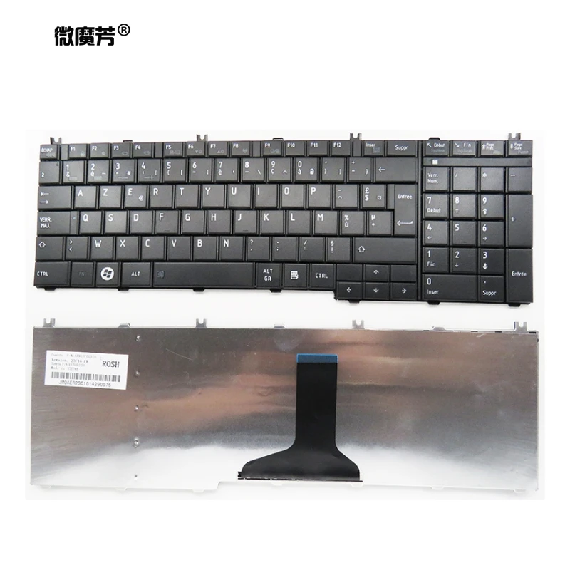 Французская клавиатура для Toshiba L650 L650D L655 L670 C650 L660 L675 C660 C655 C650D L750 L750D L755D L760 L770D L775 FR |