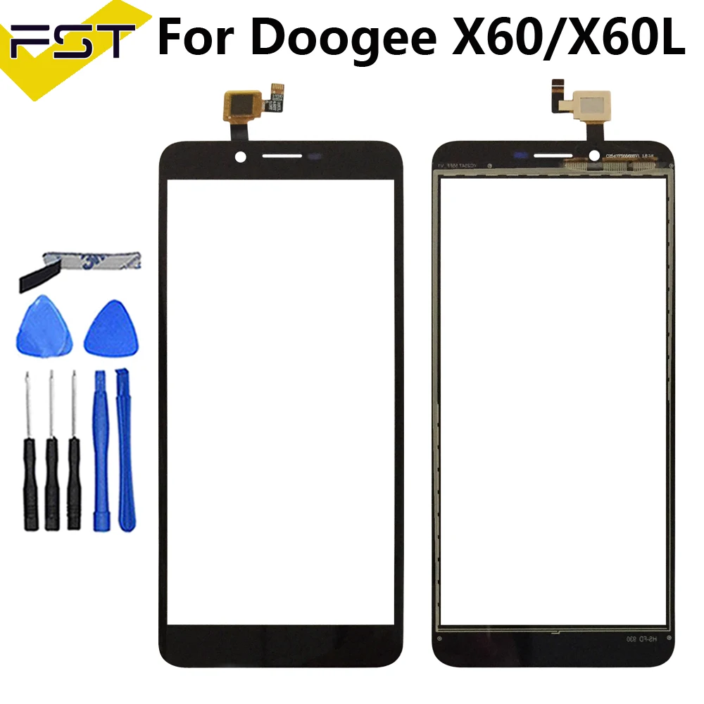 5 дюймовый Черный сенсорный экран Для Doogee X60 X60L идеальные ремонтные детали