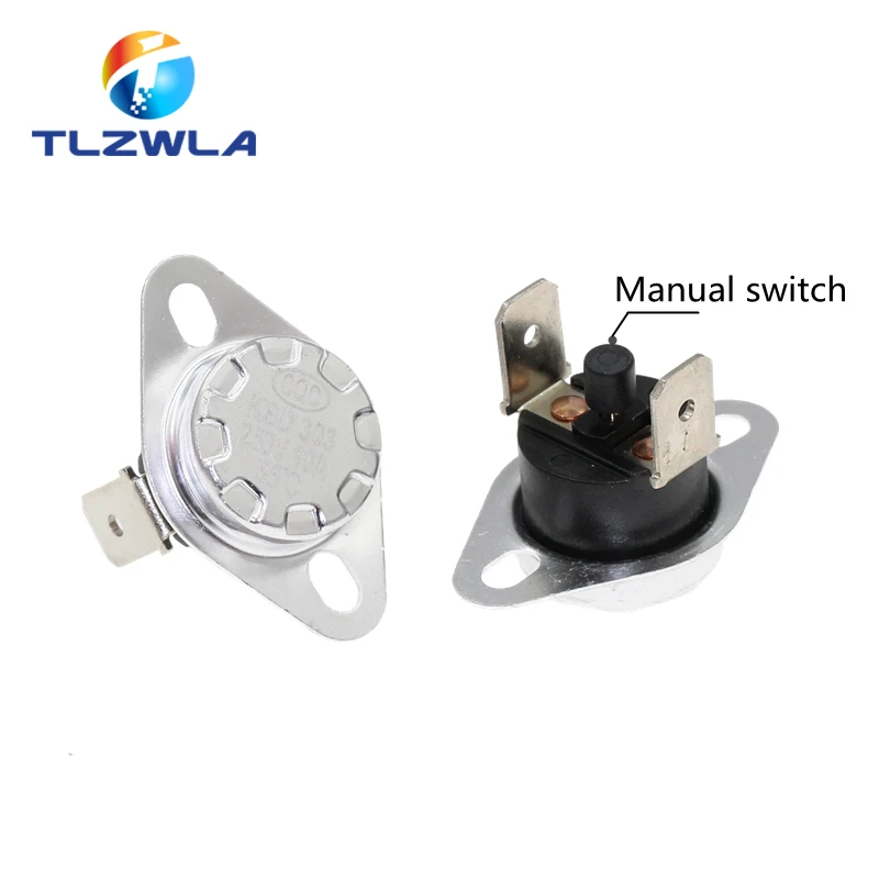 light switch wifi 1PCS KSD301 KSD303 10A 45 150 C Degrees Celsius Manual Reset Thermostat Normally Closed Temperature Switch Temperature Control motion sensing light switch