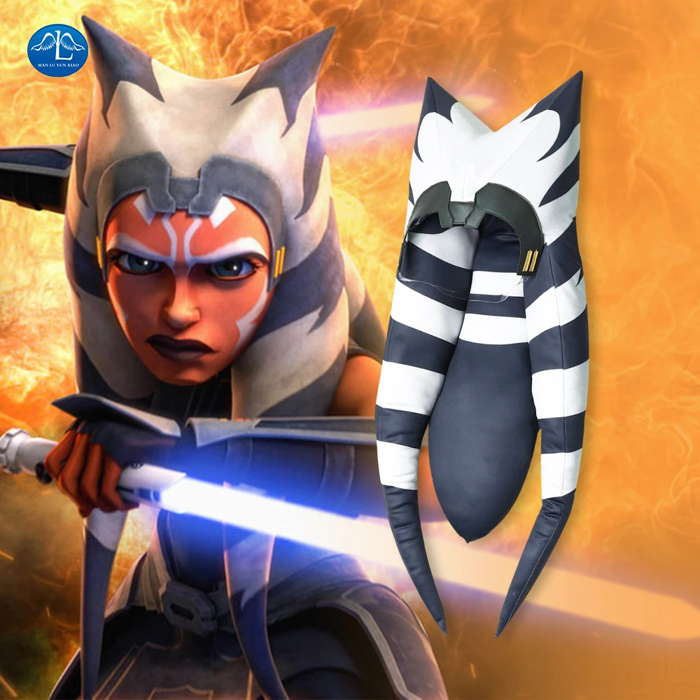 Star War The Clone Wars Season 7 Ahsoka Tano Headgear Cosplay Halloween  Superhero Fancy Hat Party Accessories - Hats - AliExpress