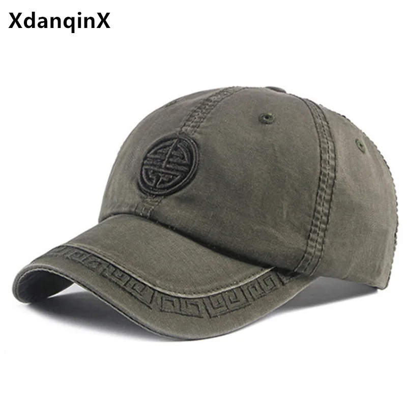 Бейсболка XdanqinX унисекс, из 100% хлопка, с регулируемым размером