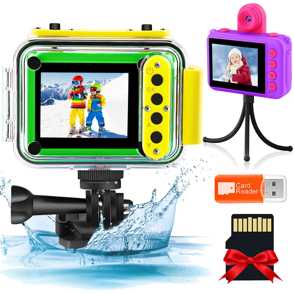 GKTZ Caméra Enfant pour Les Filles, Appareille Photo Numérique