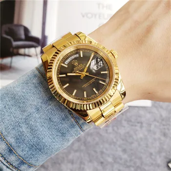 

Rolex- Luxury automatic stainless steel men's wristwatch classic fashion casual women and men watch 017 orders