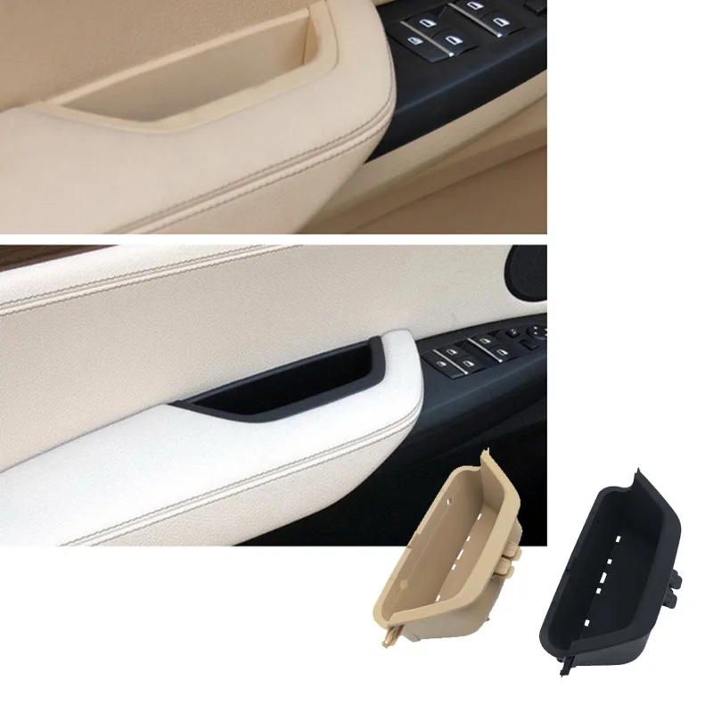 LHD RHD Car Sinistra Front Front Interior Porta Maniglia Pannello Maniglia Pull Trim Cover/Fit per BM.W X3 X4 F25 F26 2010-2017 Accessori Auto Color : Beige 4Pc 