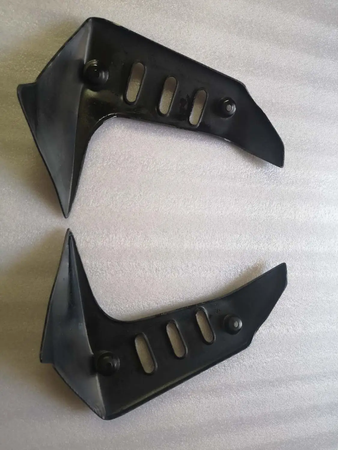 A Pair Motorcycle Fairing Kits For kawaski Z750 2004 2005 2006 2007 side cover ABS Plastic compression Good