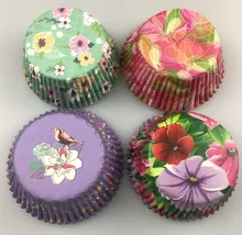 Floral Cupcake liner/Muffin Paper