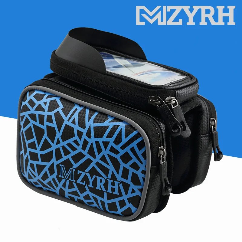 Mzyrh 4,8-5," сенсорный экран/Прослушивание музыки/Водонепроницаемая велосипедная сумка передняя рама велосипедная сумка MTB горная дорога велосипедная сумка для хранения седельная сумка